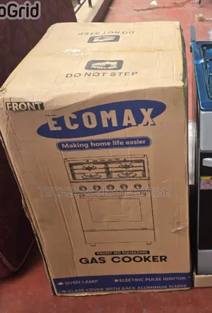 Ecomax 3 Gas + 1 E Cooker 50*55 Electric Oven Auto Ignition 