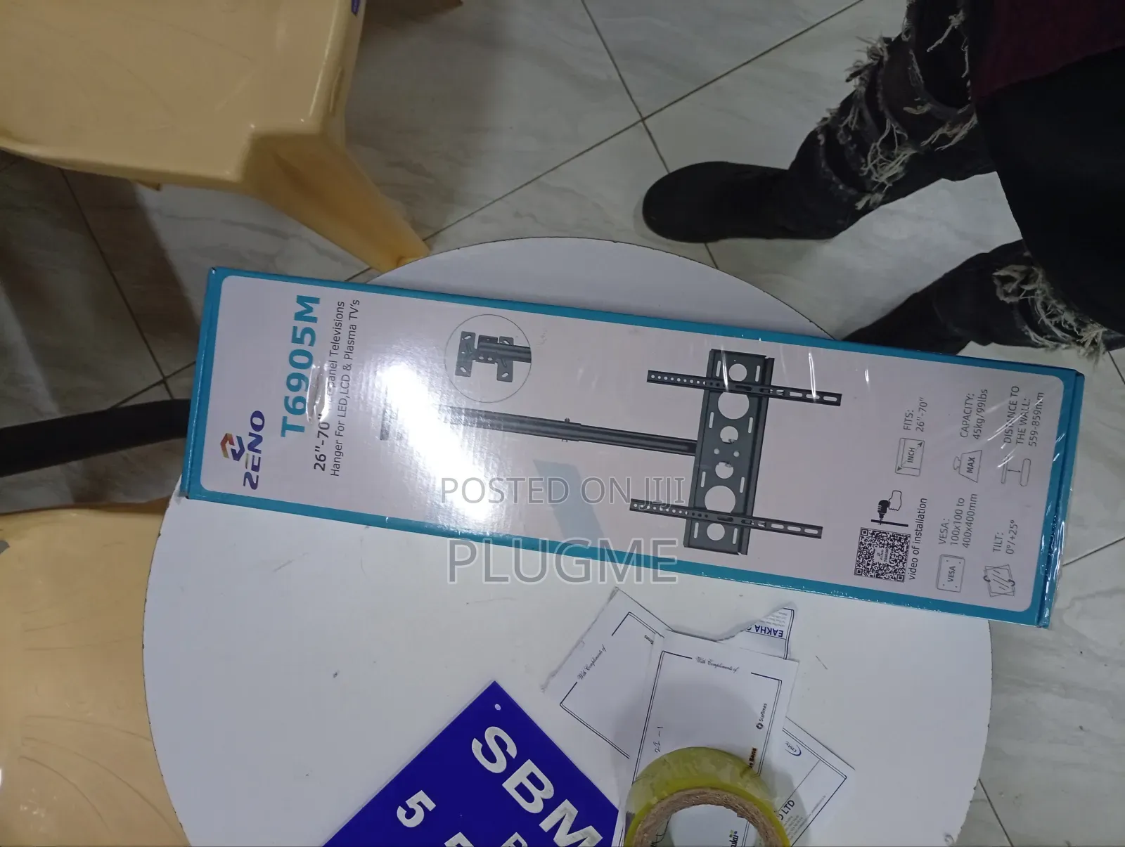 Zeno T6905m Flat Panel Ceiling Mount Bracket for Led, Smart TVS