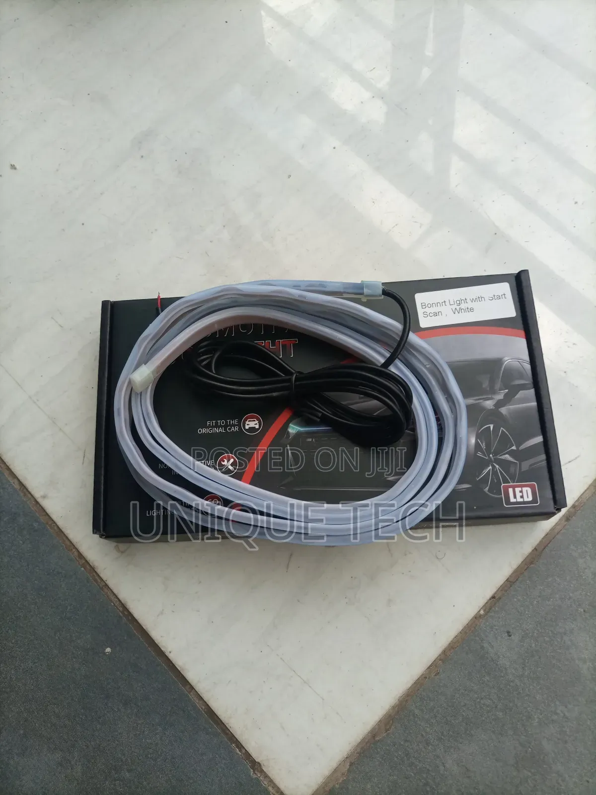 White Bonnet Led Light 1.8m With Start Scan Stylish Glow