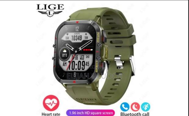 Lige New 1.52 Inch Screen Bluetooth Call Smartwatch - main view