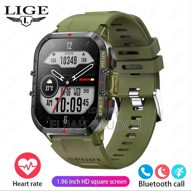 Lige New 1.52 Inch Screen Bluetooth Call Smartwatch - thumbnail 5