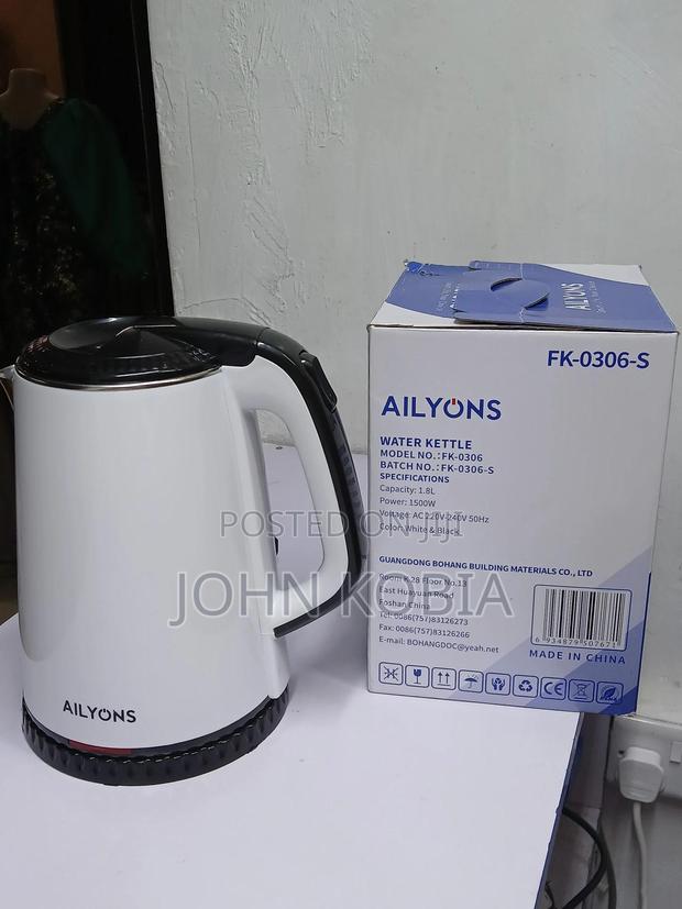 Electric Water Kettle – Model Fk-0306-S - thumbnail 3