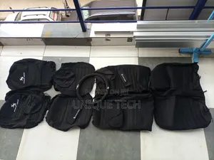 Sporty 5 Seater Seat Covers Fabric Polyester Cotton Universal