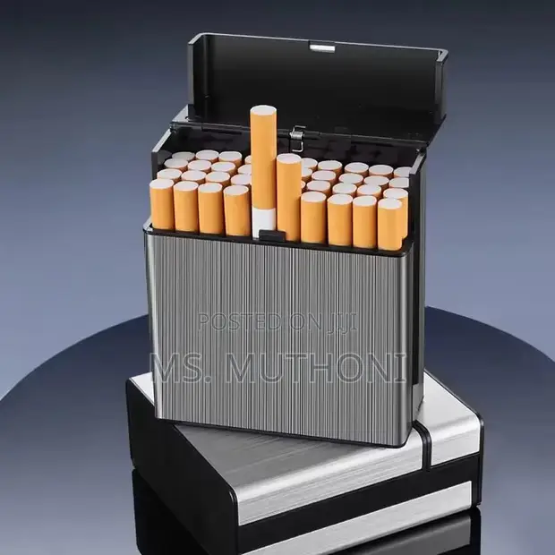 cigarette case price in bangladesh FOCUS Aluminium Alloy Automatic Box Lighter Case Holder All Model Is Here Upgrade your makeup routine with this high Automatic Flip Cigarettes Case (40)