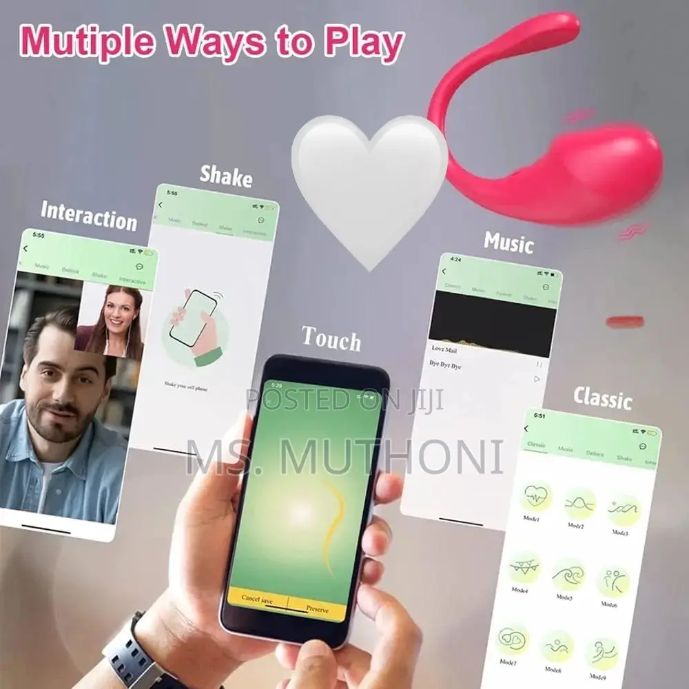 App Controlled Vibrating Adult Ball Toy* (10 Vibration Modes )
