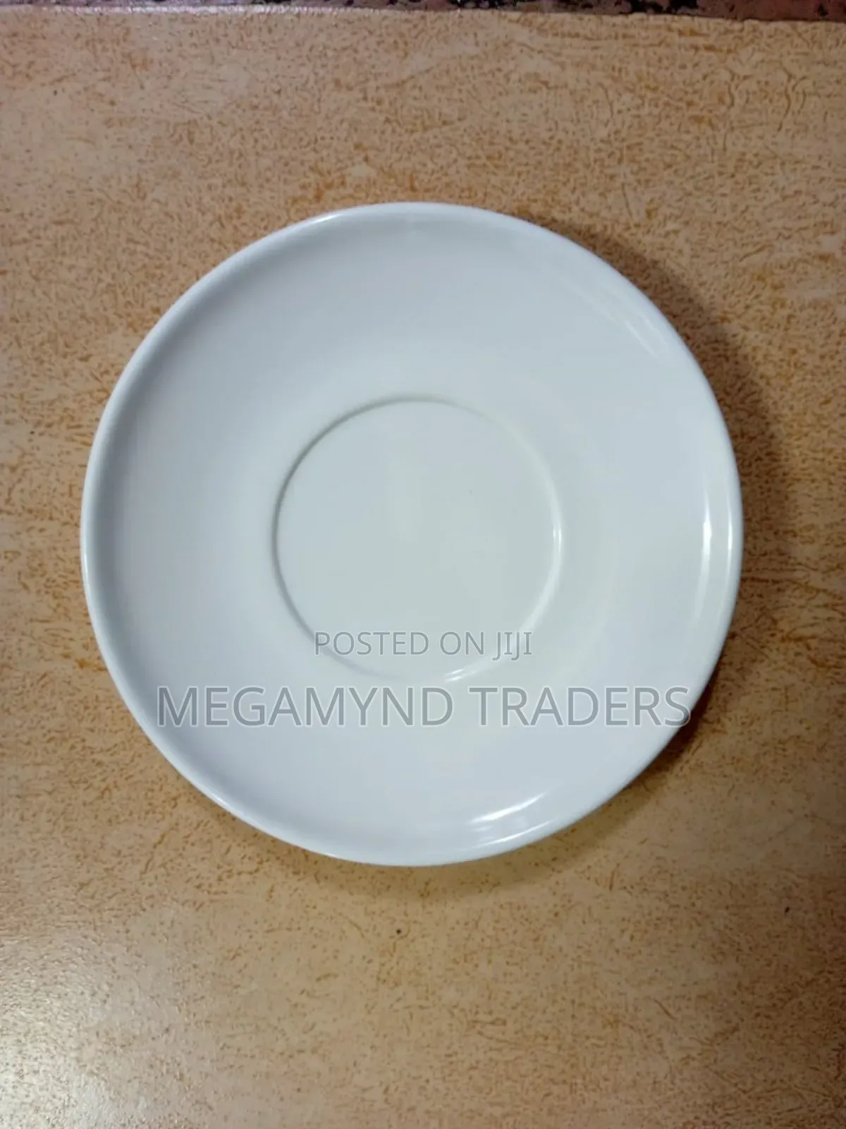12pc Melamine Saucer Plate/Plain Saucer