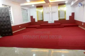 Fancy Red Wall to Wall Carpet for 8mm Thick