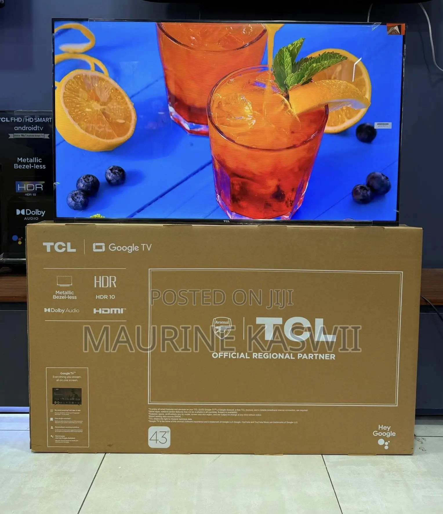 TCL 43” Qled HDR Google Tv 43 S5k (2025)