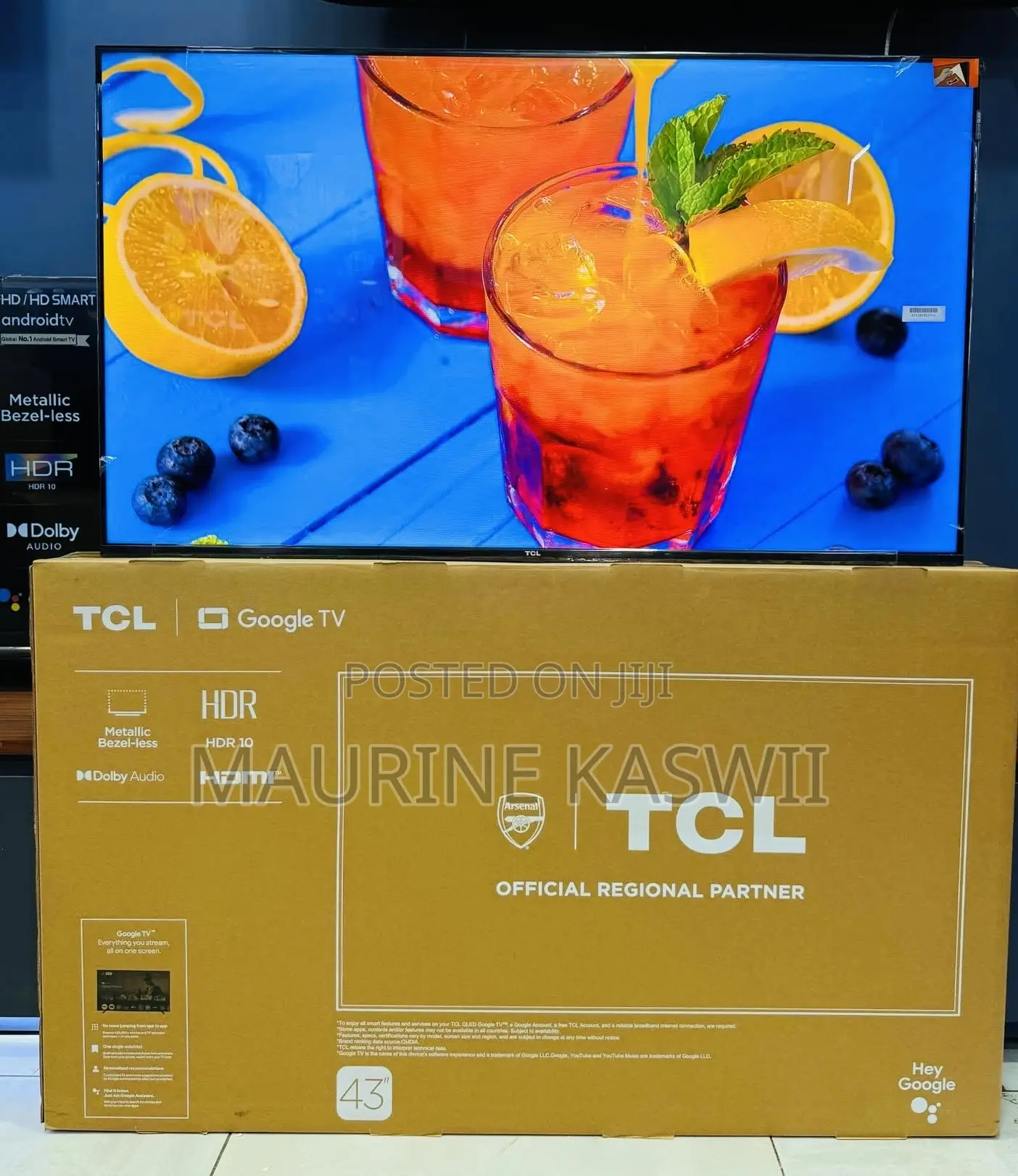 TCL 43” Qled HDR Google Tv 43 S5k (2025)