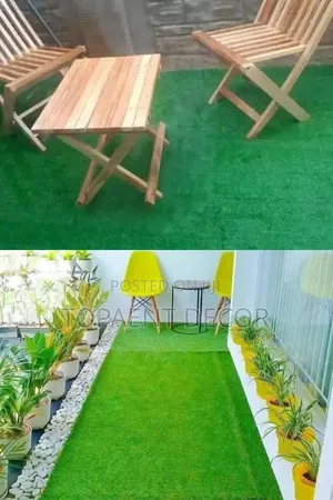 Gazeboo and Balcony Well Maintained Artificial Grass Carpet