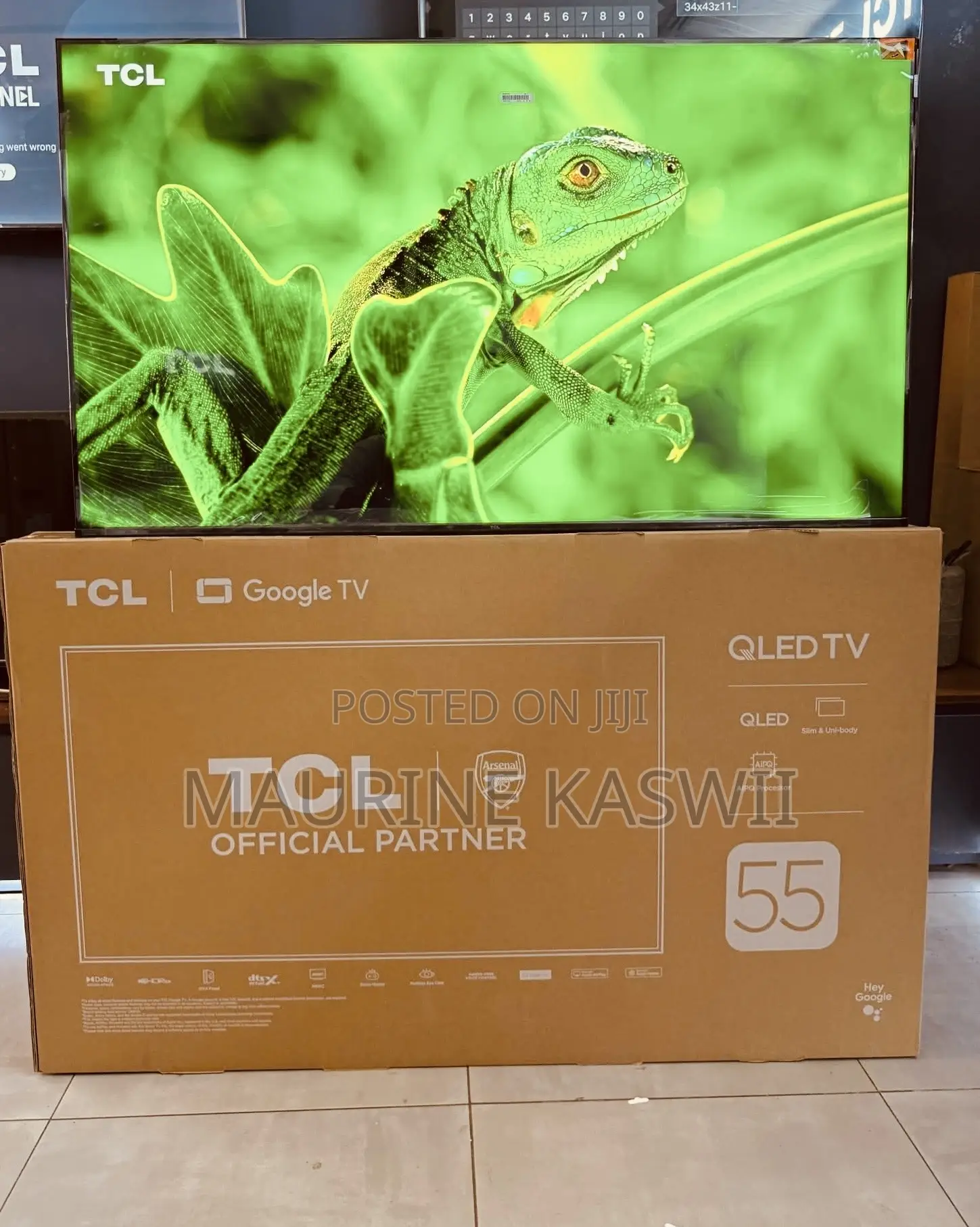TCL 55” Qled Google 55t6c