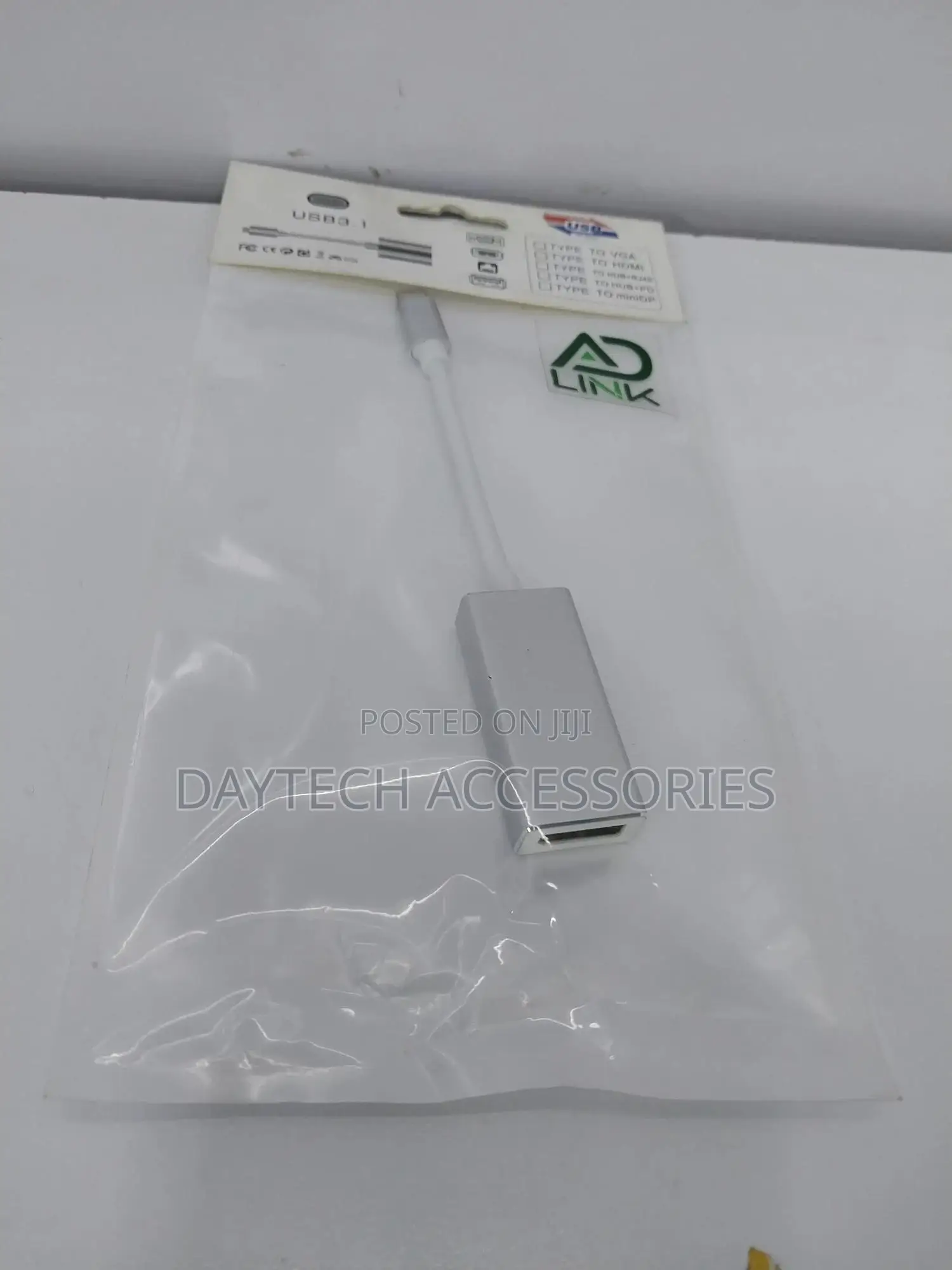 Usb3.1 Type C Male to Displayport Female Adapter