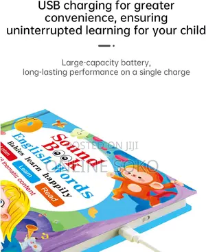 Toddler Interactive Sound Book – Educational Learning Toy for Kids