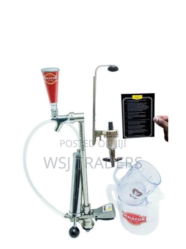 Dark Senator Keg Beer Pumps + Warranty+ 1 Tot Measure + 1 Free Mug