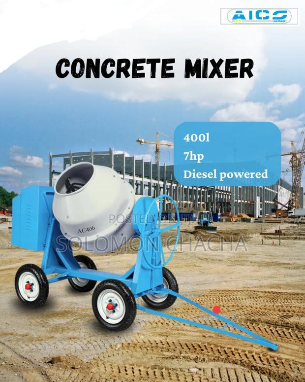 400 Litres Concrete Mixer Aico Best Quality And Price In Market