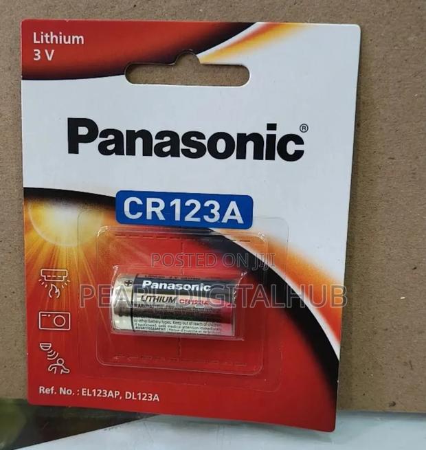 Panasonic Cr123a Lithium 3volts Battery Card