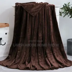 Luxury Soft Brown Chocolate Throw Blanket for Sofa, Bed , Office, Car,