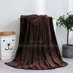 Luxury Soft Brown Chocolate Throw Blanket for Sofa, Bed , Office, Car,