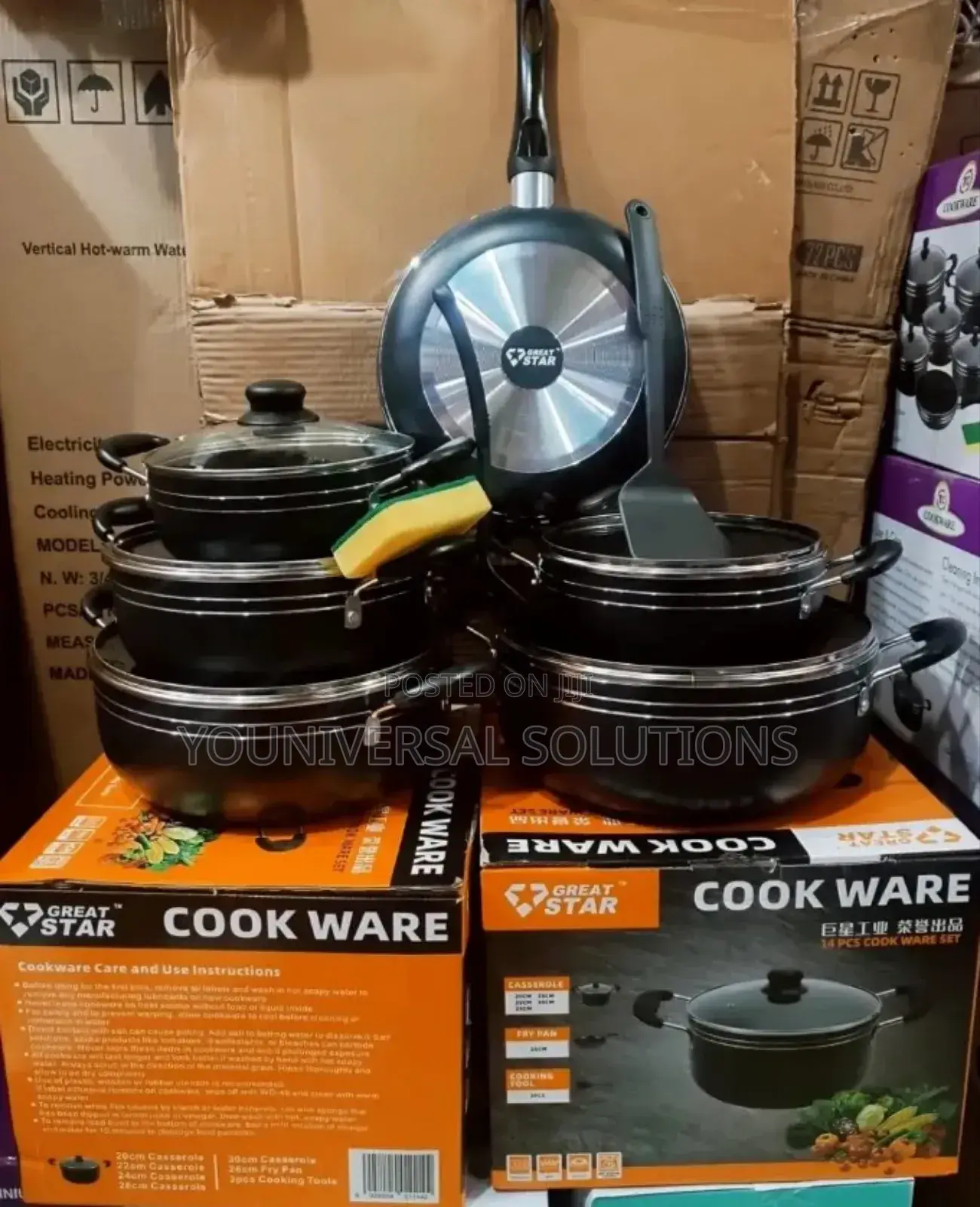 Great Star (Tc Model ) Nonstick Sufuria Cookware Set