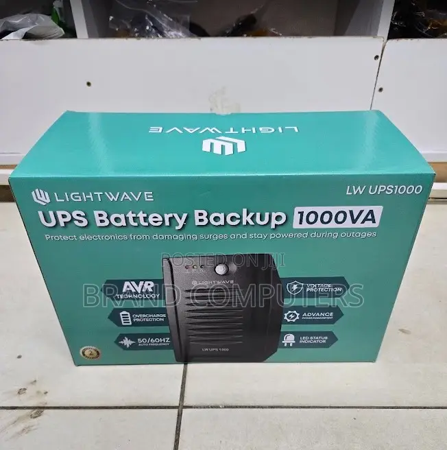 1kva Lightwave Lw‐Ups‐1000va 3 Pin Ups (1000 Va / ~600 W)