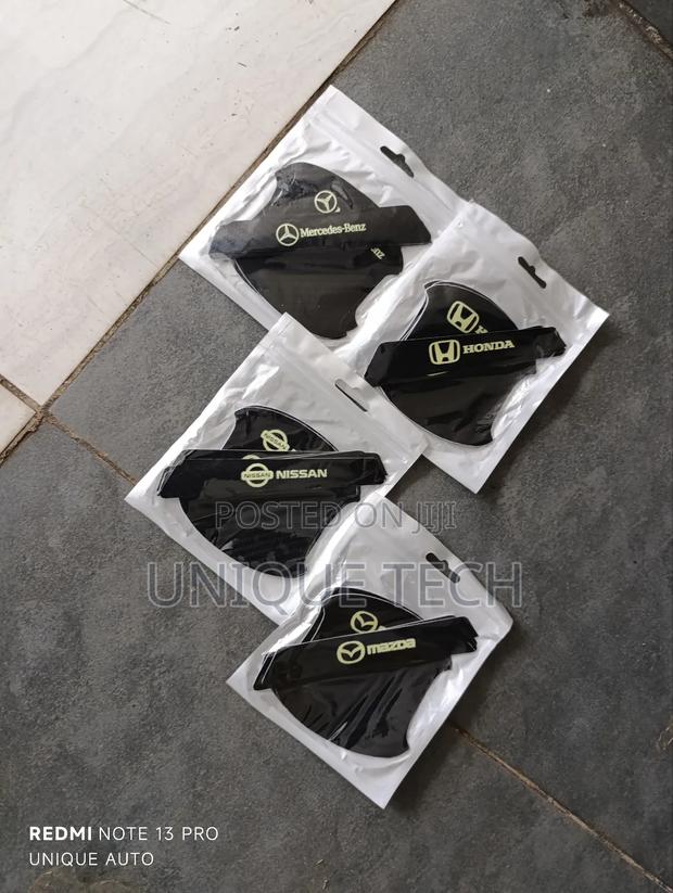 Car Branded Door Handle Anti-scratch Stickers 8pcs Protective Film