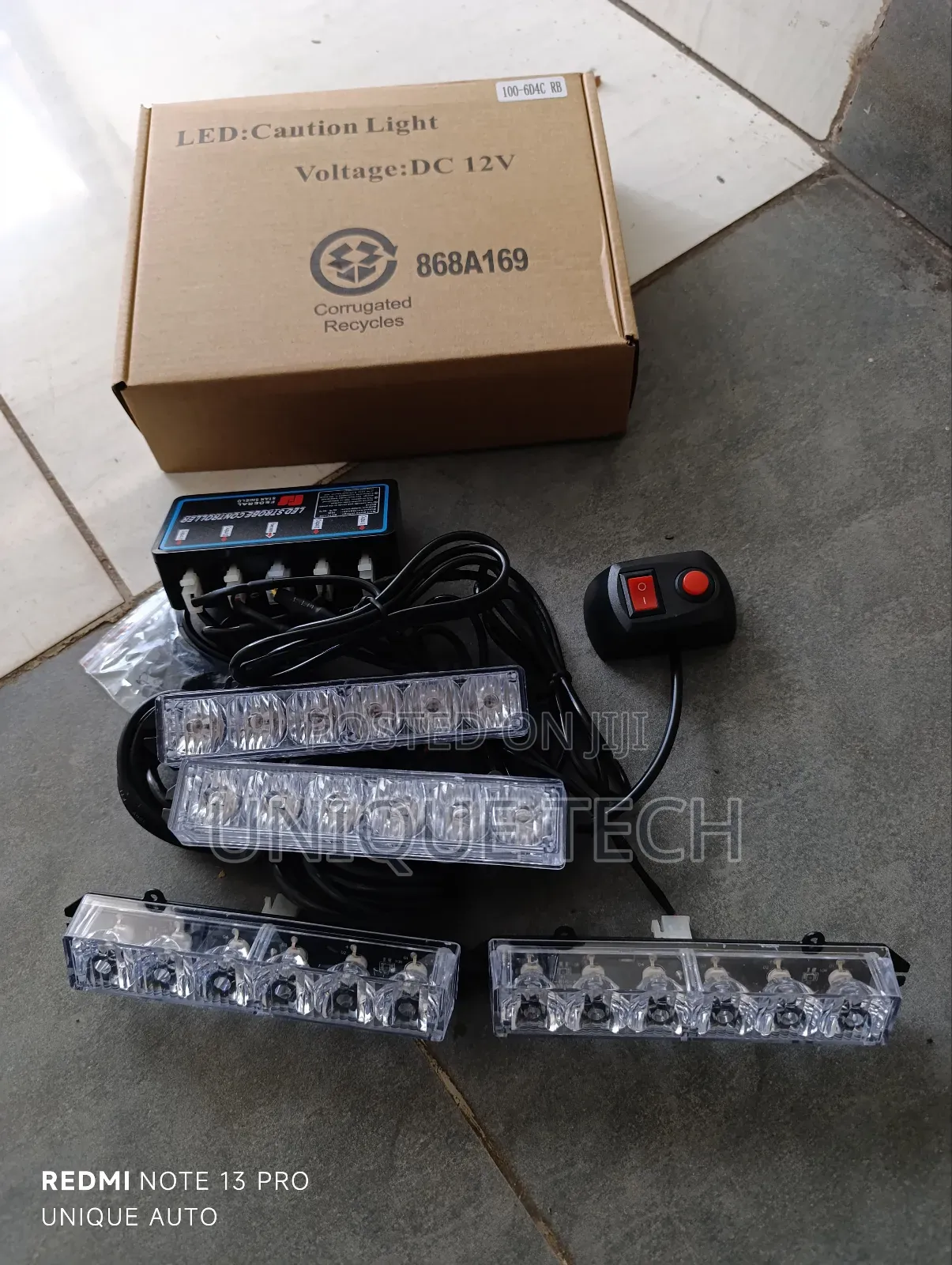 Car Vip Grill Lights Red Blue Led Strip Universal Fit