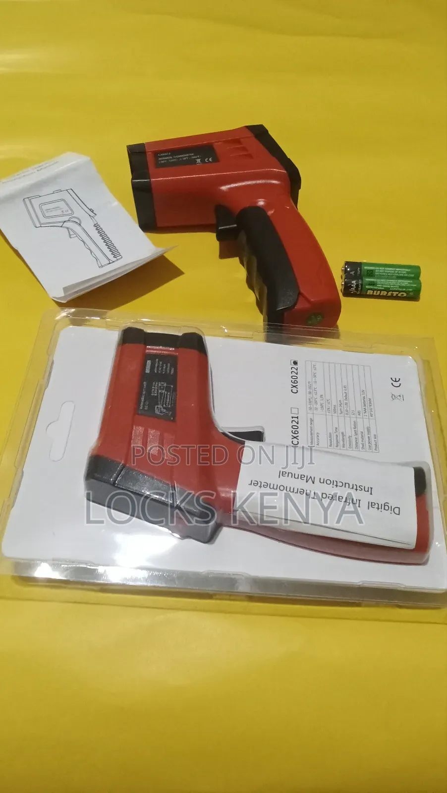 Sauna Infrared Thermometer -50 To 550 Degrees Celsius