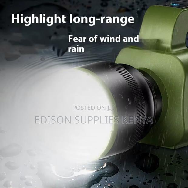 Solar Torch Rechargeable Digital Usb / Solar Panel Lamp Flashlights - thumbnail 3