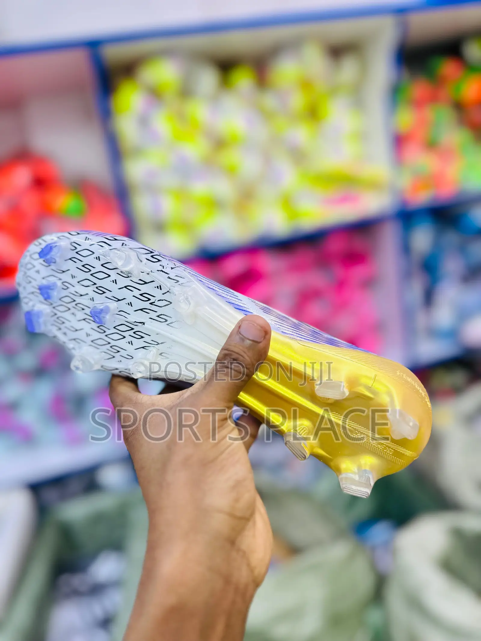 New F50 League White Laceless Football Cleats Soccer Boots