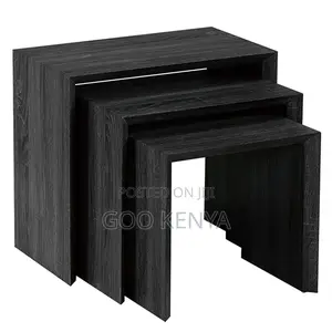 Coffee Table; Smooth Finish MDF Nesting Tables