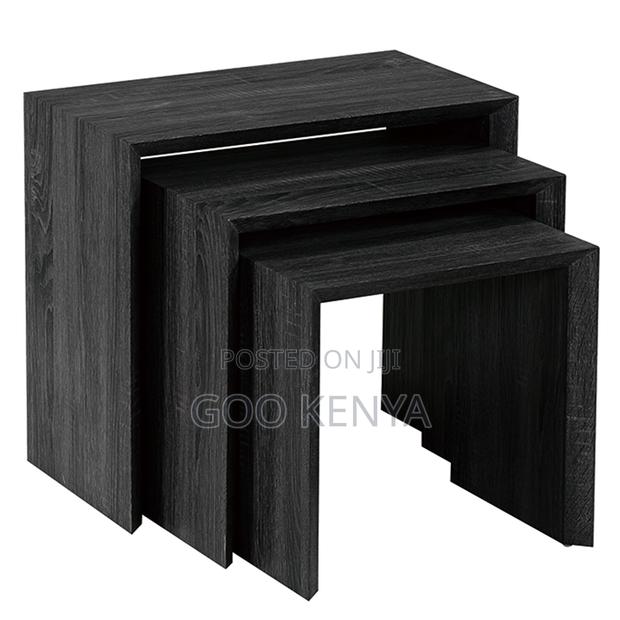 Coffee Table; Smooth Finish MDF Nesting Tables - thumbnail 5