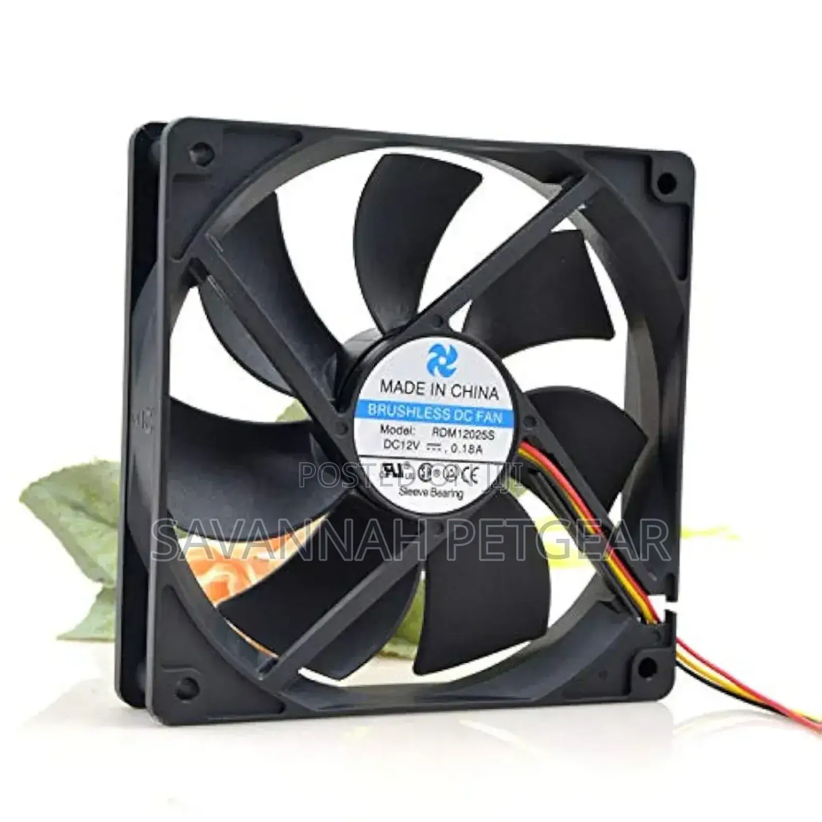HLX Fan 12025hsl Dc Brushless Fan for Egg Incubators