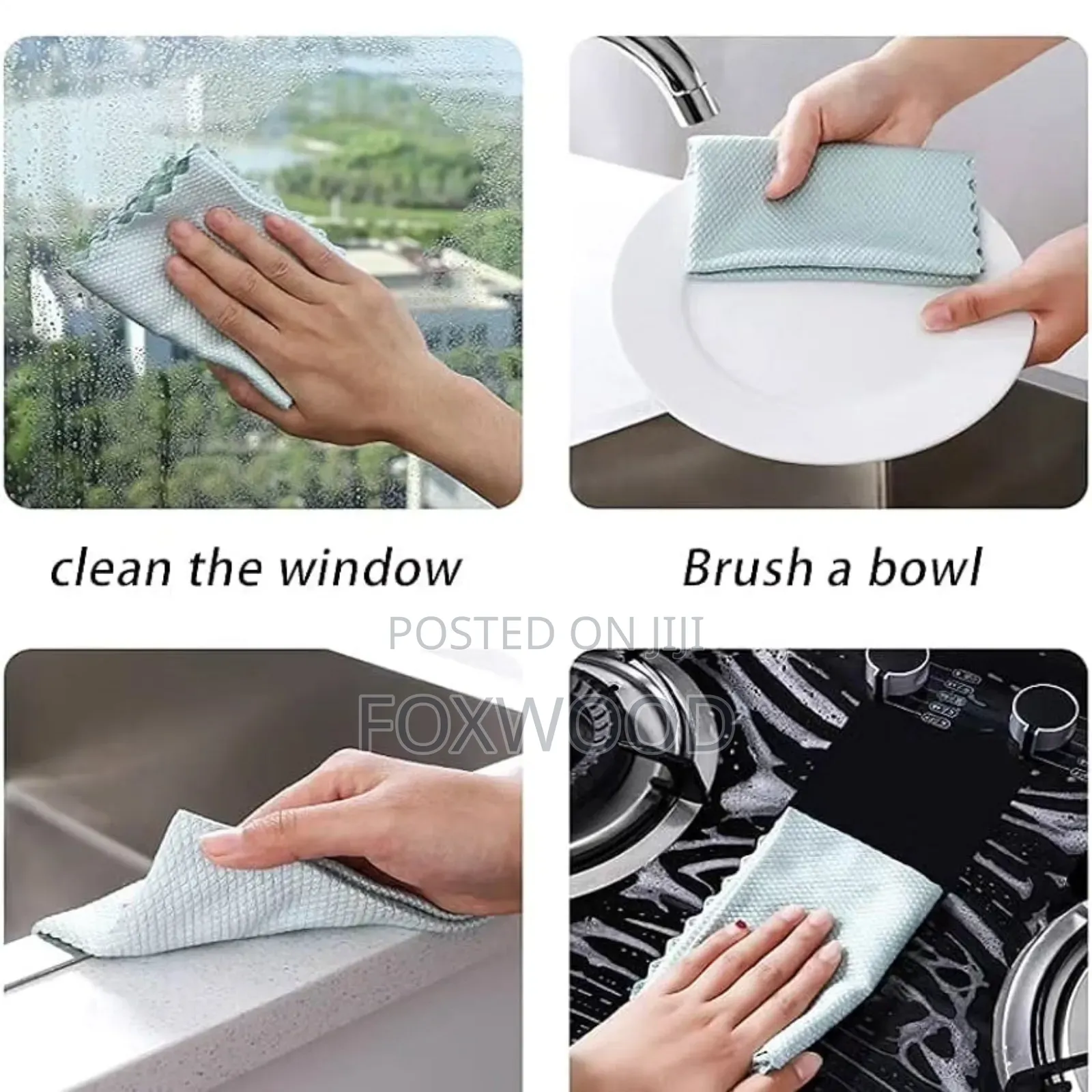 Microfibre Wiping Towels 20pc