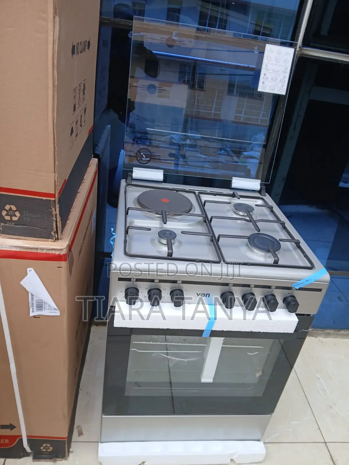 Von Vcf653151fsy 60 by 55 3g+1e Cooker