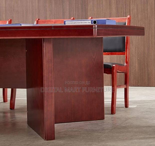 Office Table: Solid Mahogany Office 3m Table - thumbnail 2