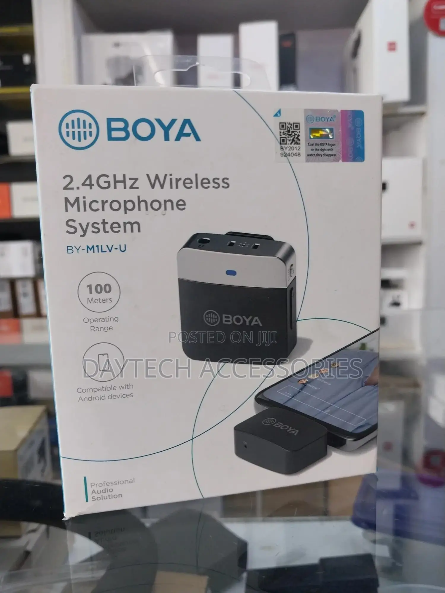 Boya by-M1lv-U Wireless Microphone for Android/Usb Type-C - 2.4ghz