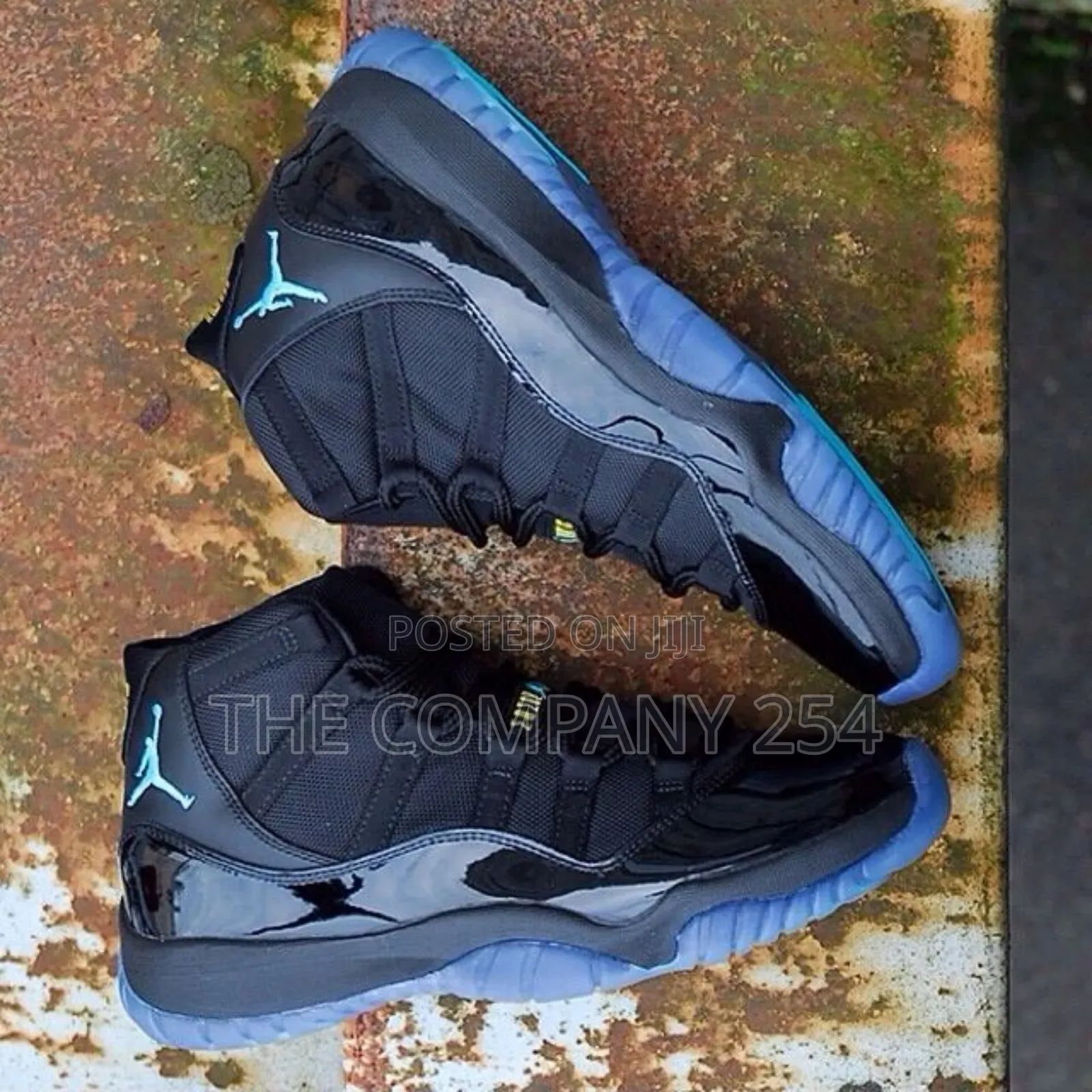 Quality Leather Unisex Black Jordan 11 Sneaker Shoes