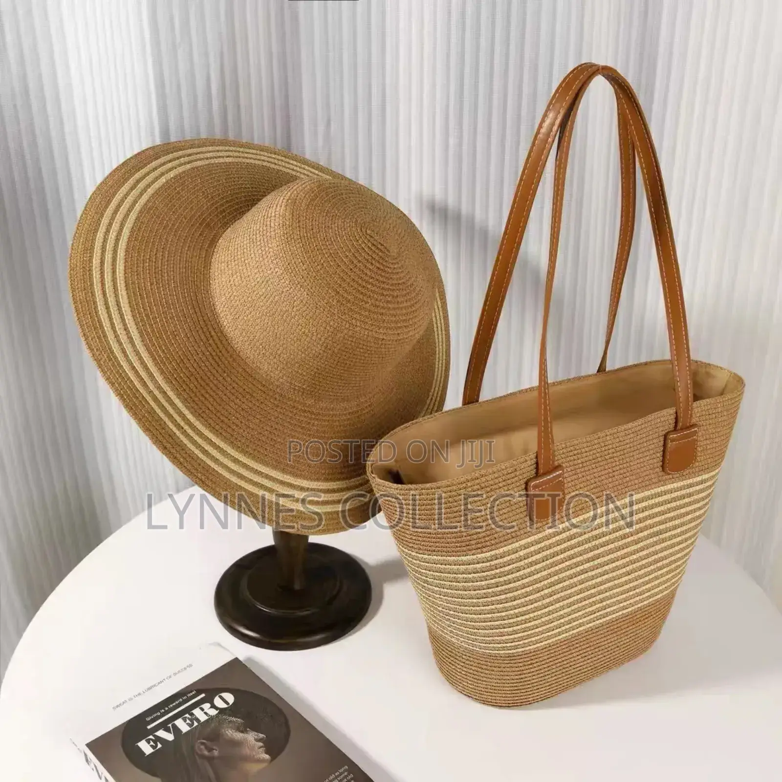 Lady Boss Kiondo Sets , Sets Different Colours With Matching Sun Hat