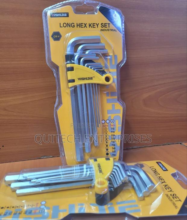 9pc Hex Key. Allan Key Set