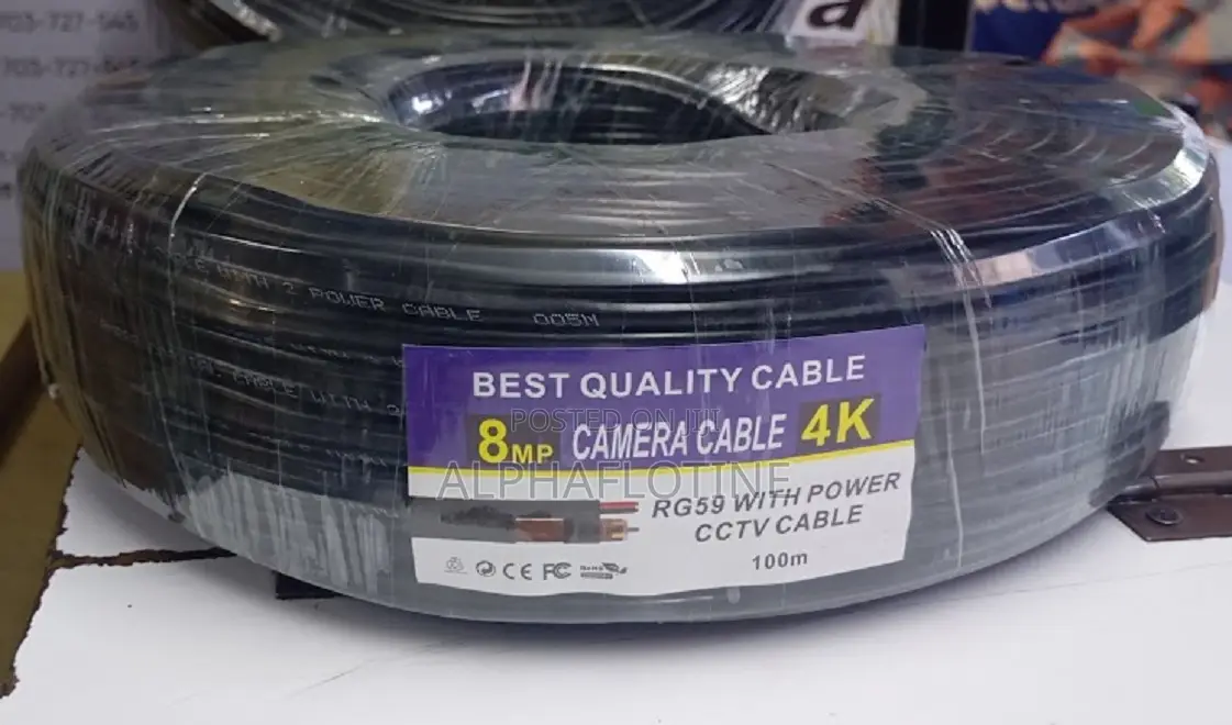 CCTV and Security Systems100 Meters Coaxial CCTV Rg59 Cable