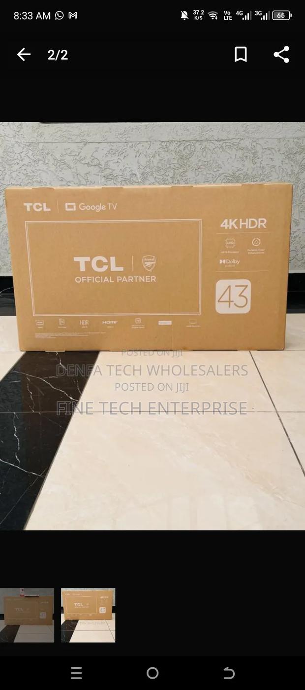 Tcl 43 4k Google Tv Framesless - thumbnail 2