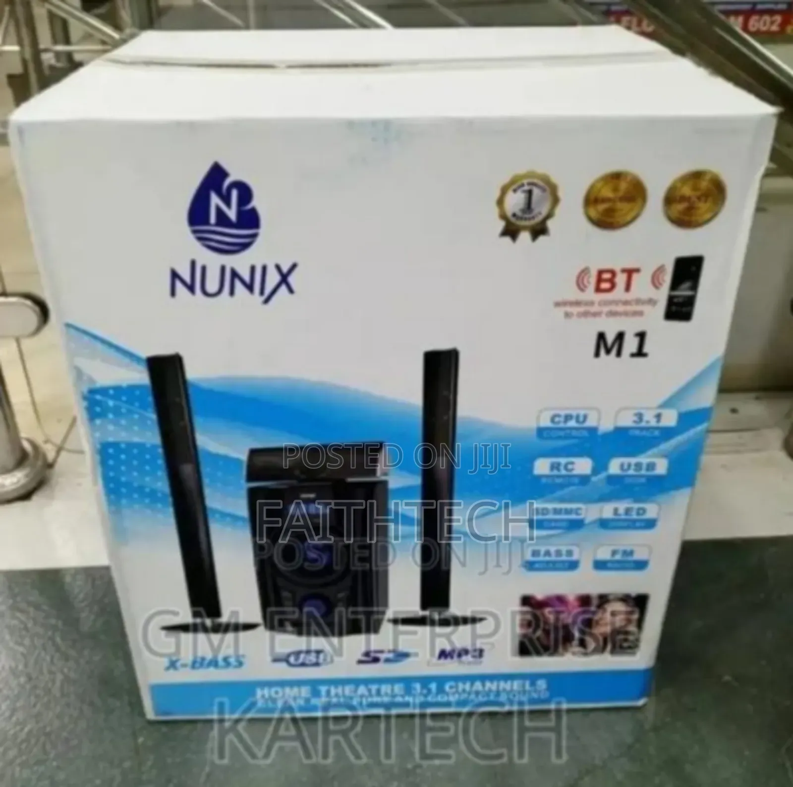 Nunix 3.1ch Nu- M1 Home Theater Speaker System
