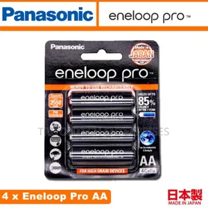 Panasonic Eneloop Pro Aa Rechargeable Ni-Mh Batteries (2550mah)