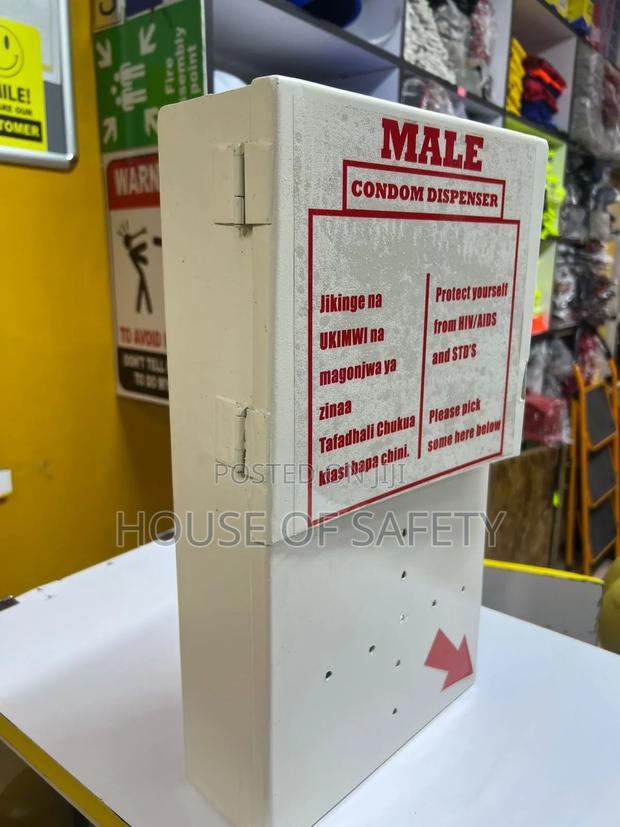 White Large Condomdispenser - thumbnail 3