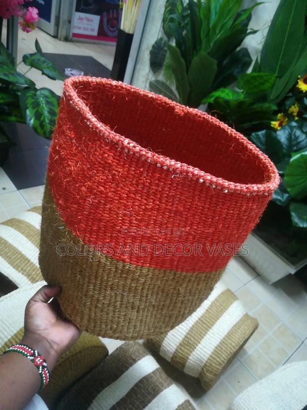 Orange Brown Beautiful Handmade Baskets