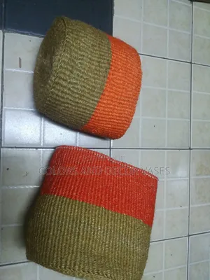 Orange Brown Beautiful Handmade Baskets