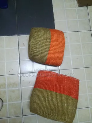 Orange Brown Beautiful Handmade Baskets