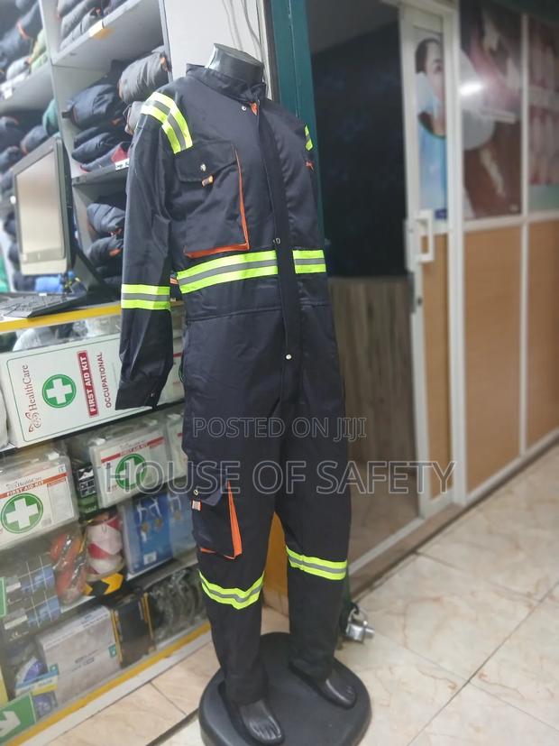 Green Reflective Cargo Overall - main view