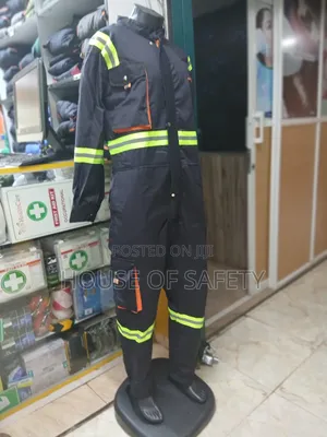 Green Reflective Cargo Overall
