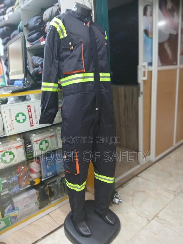 Green Reflective Cargo Overall - thumbnail 3